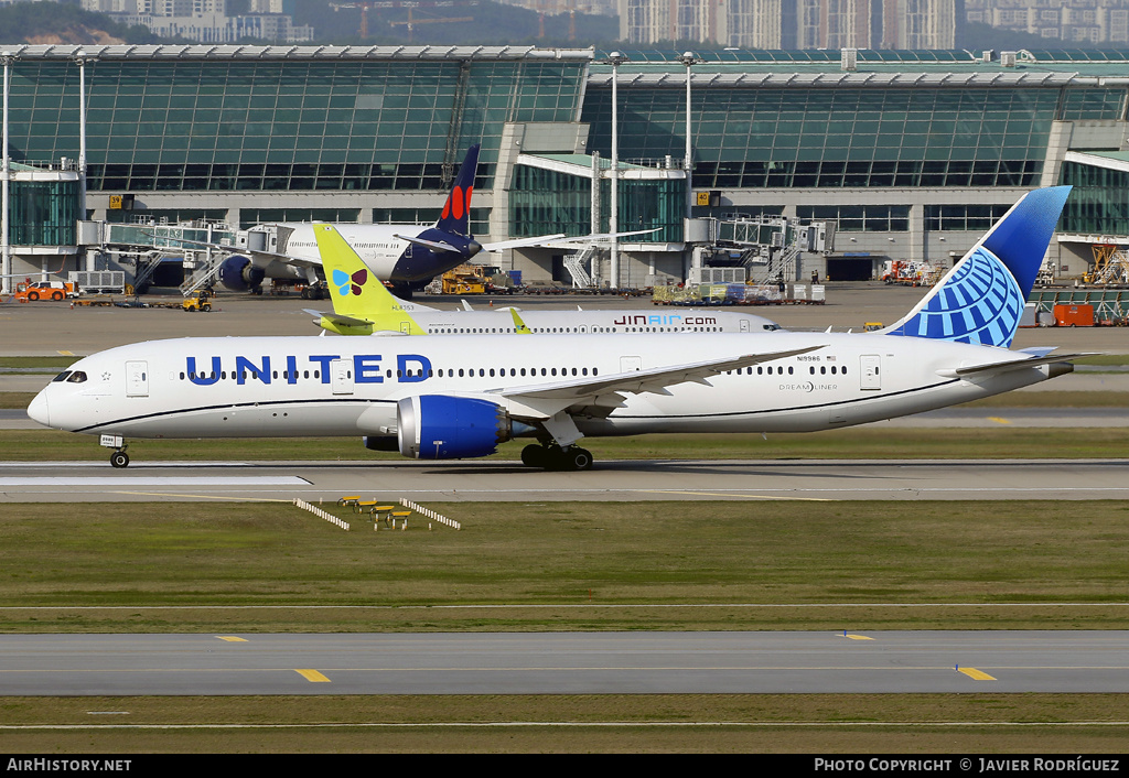 Aircraft Photo of N19986 | Boeing 787-9 Dreamliner | United Airlines | AirHistory.net #587637