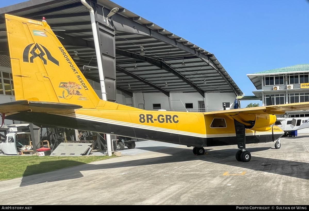 Aircraft Photo of 8R-GRC | Britten-Norman BN-2B-27 Islander | Roraima Airways | AirHistory.net #587646