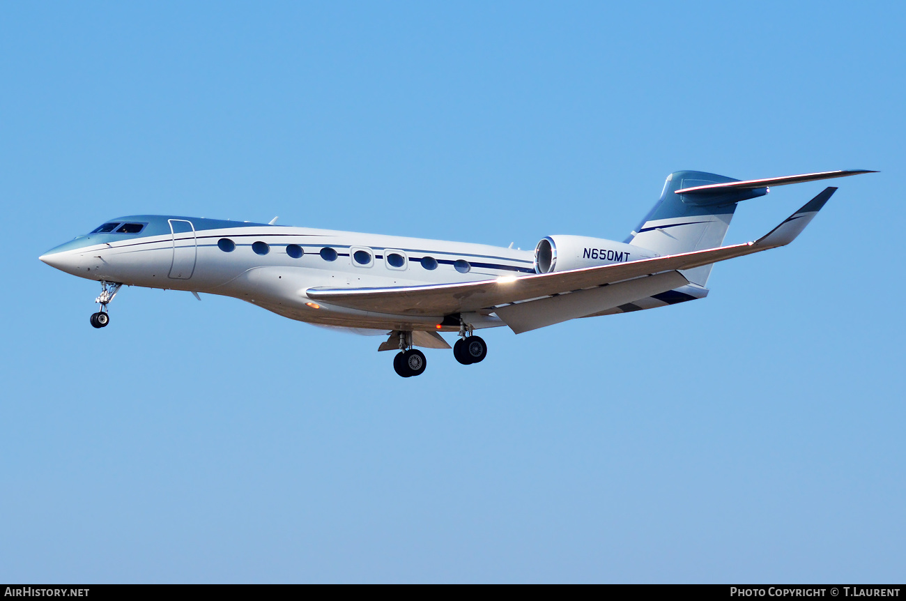 Aircraft Photo of N650MT | Gulfstream Aerospace G650 (G-VI) | AirHistory.net #587647