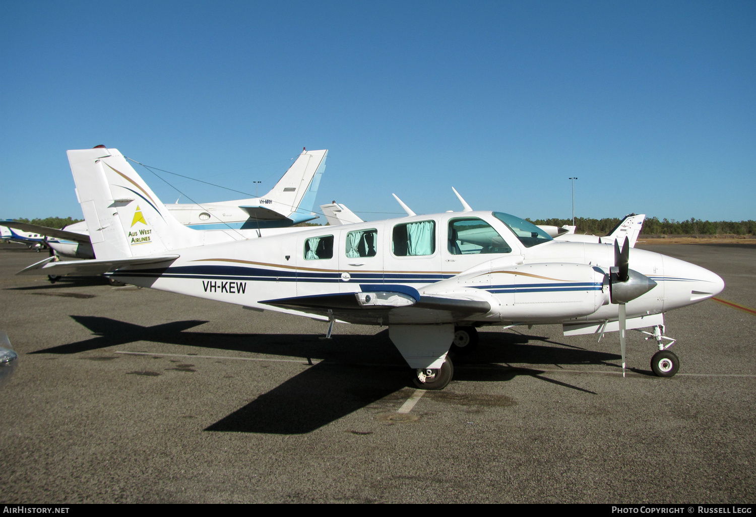 Aircraft Photo of VH-KEW | Beech 58 Baron | Aus West Airlines | AirHistory.net #587665