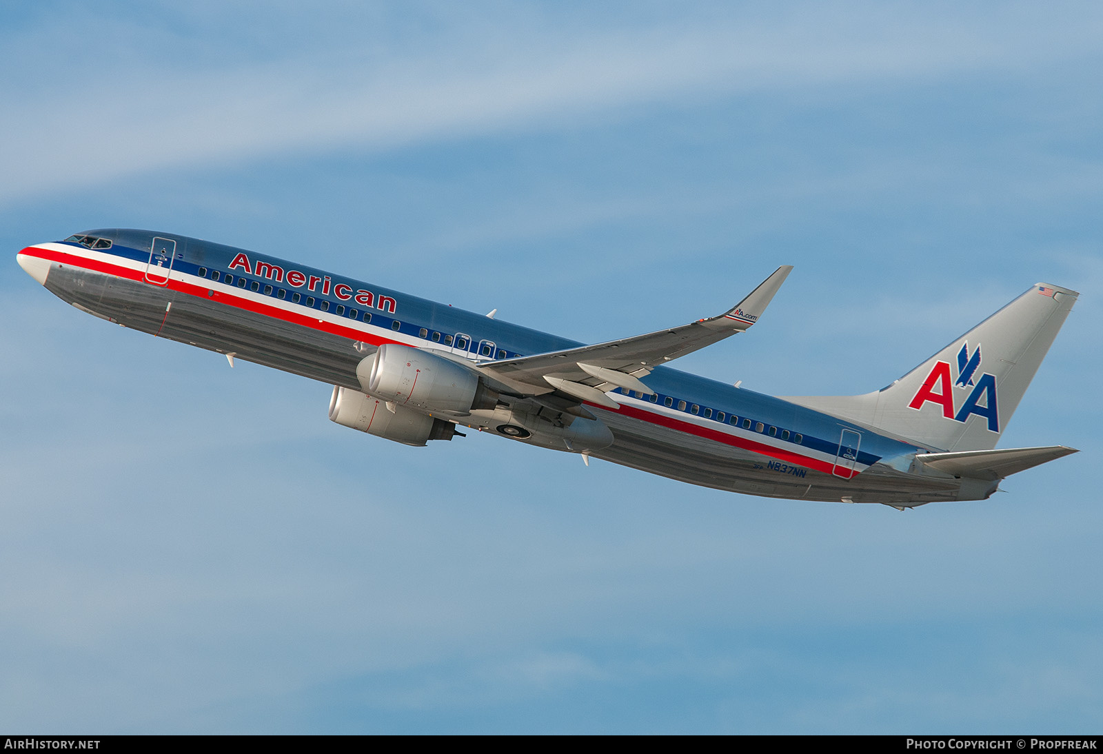 Aircraft Photo of N837NN | Boeing 737-823 | American Airlines | AirHistory.net #587677