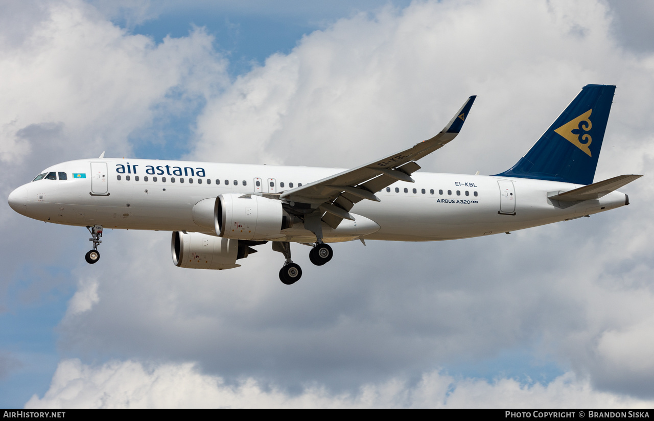 Aircraft Photo of EI-KBL | Airbus A320-271N | Air Astana | AirHistory.net #587690