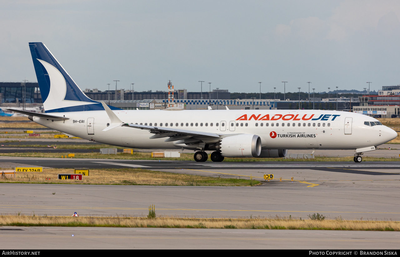 Aircraft Photo of 9H-ERI | Boeing 737-8 Max 8 | AnadoluJet | AirHistory.net #587696