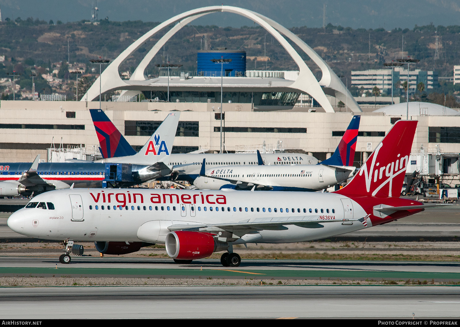 Aircraft Photo of N636VA | Airbus A320-214 | Virgin America | AirHistory.net #587700