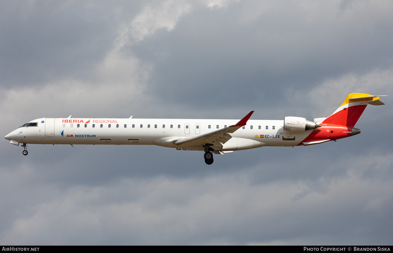 Aircraft Photo of EC-LJX | Bombardier CRJ-1000ER NG (CL-600-2E25) | Iberia Regional | AirHistory.net #587709
