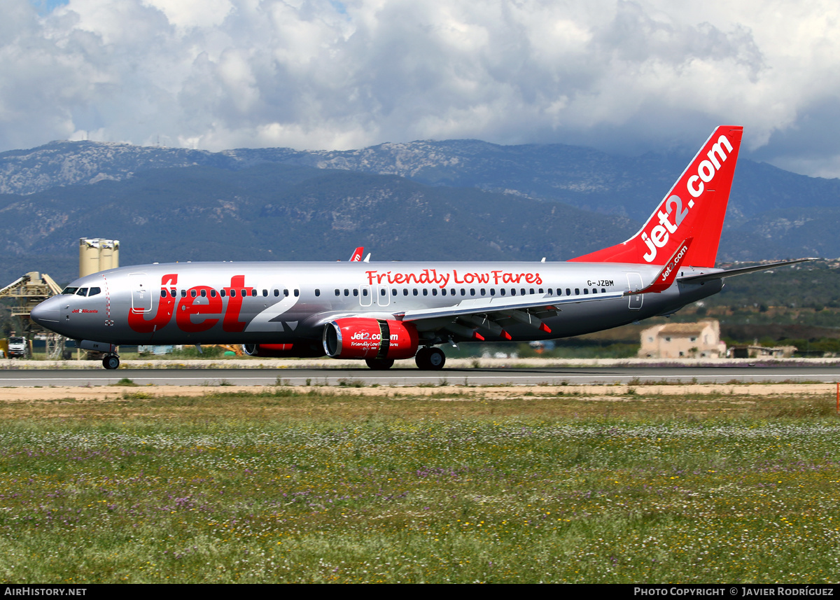 Aircraft Photo of G-JZBM | Boeing 737-8MG | Jet2 | AirHistory.net #587710