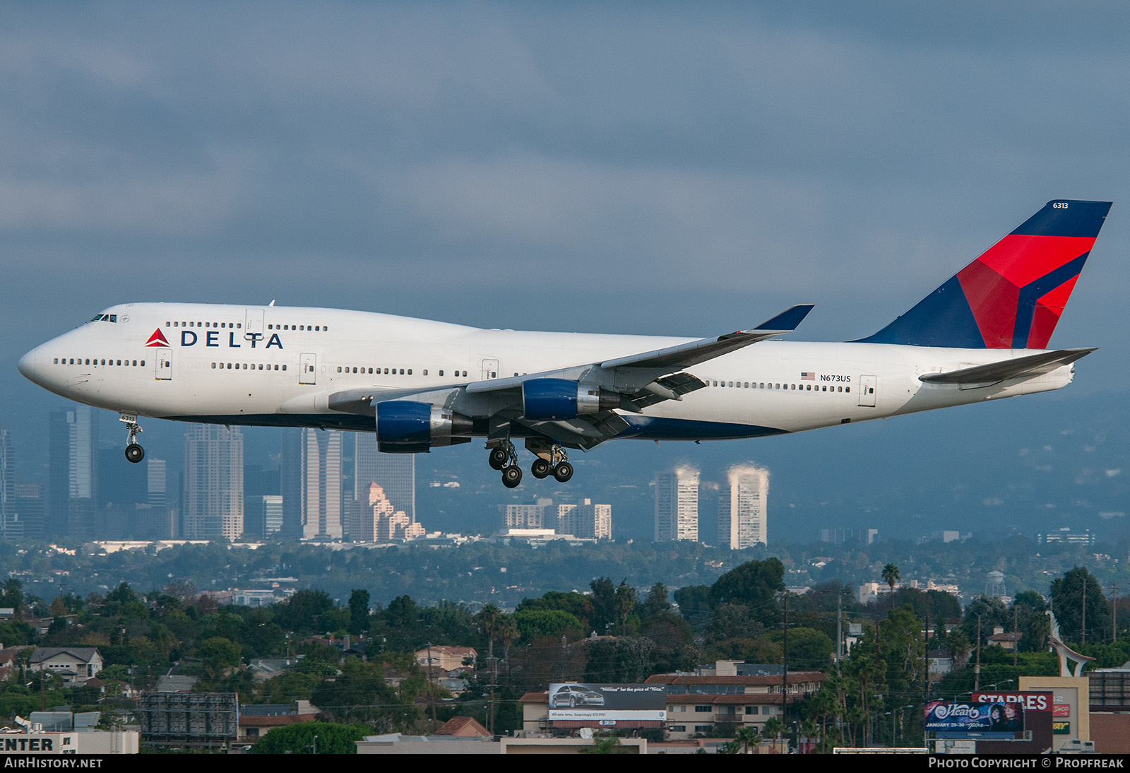Aircraft Photo of N673US | Boeing 747-451 | Delta Air Lines | AirHistory.net #587746