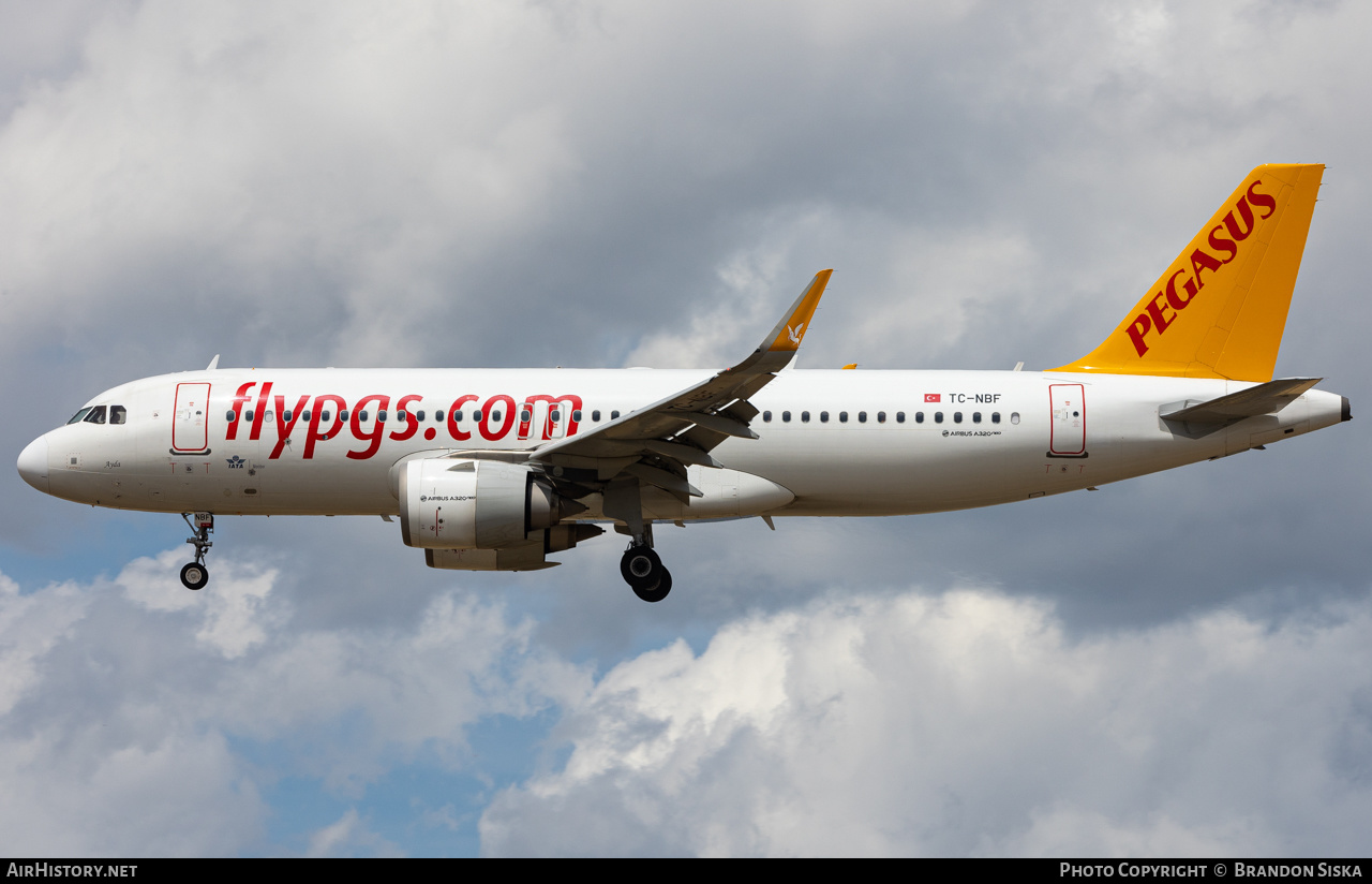 Aircraft Photo of TC-NBF | Airbus A320-251N | Pegasus Airlines | AirHistory.net #587765