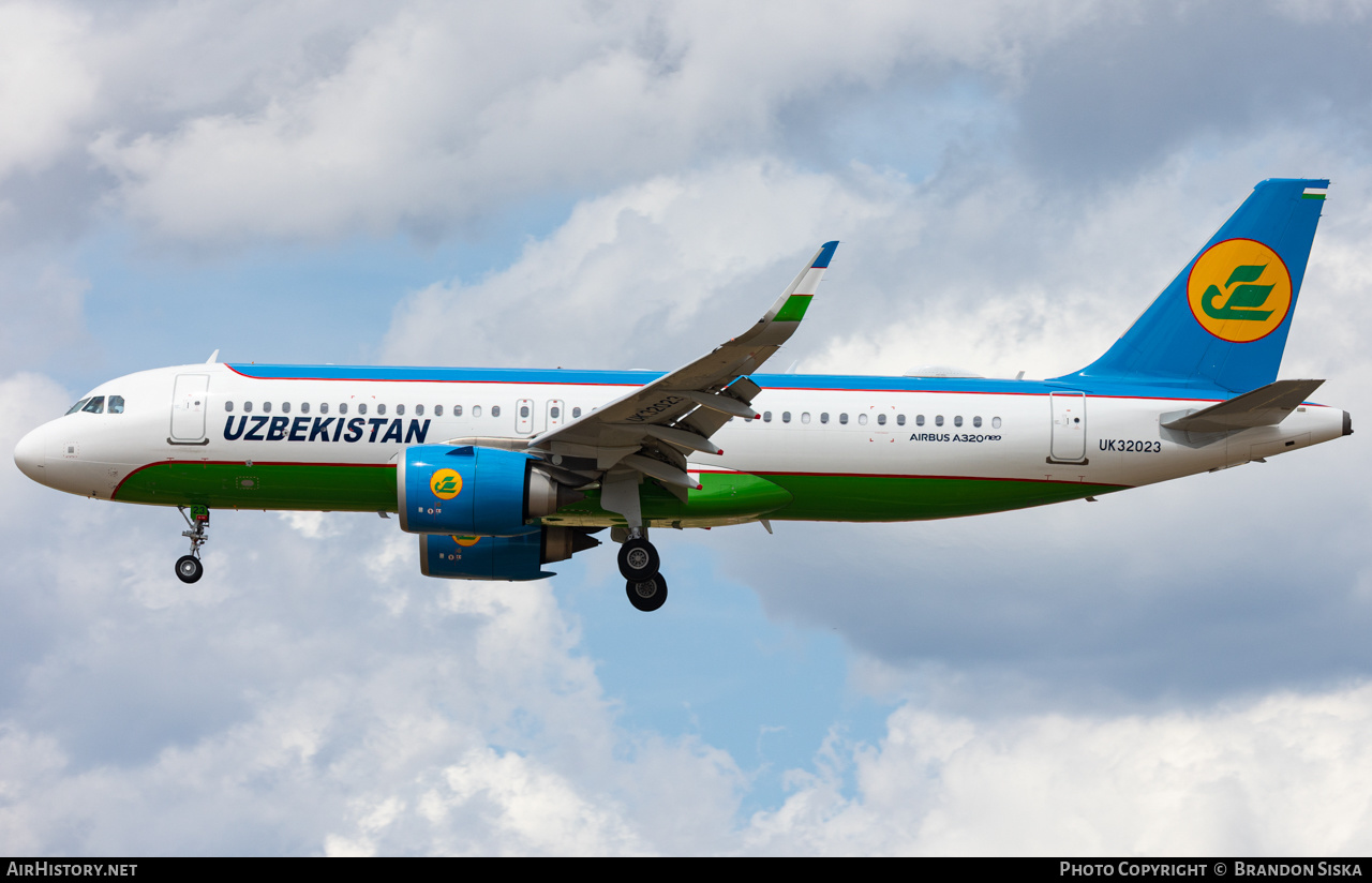 Aircraft Photo of UK32023 | Airbus A320-251N | Uzbekistan Airways | AirHistory.net #587775