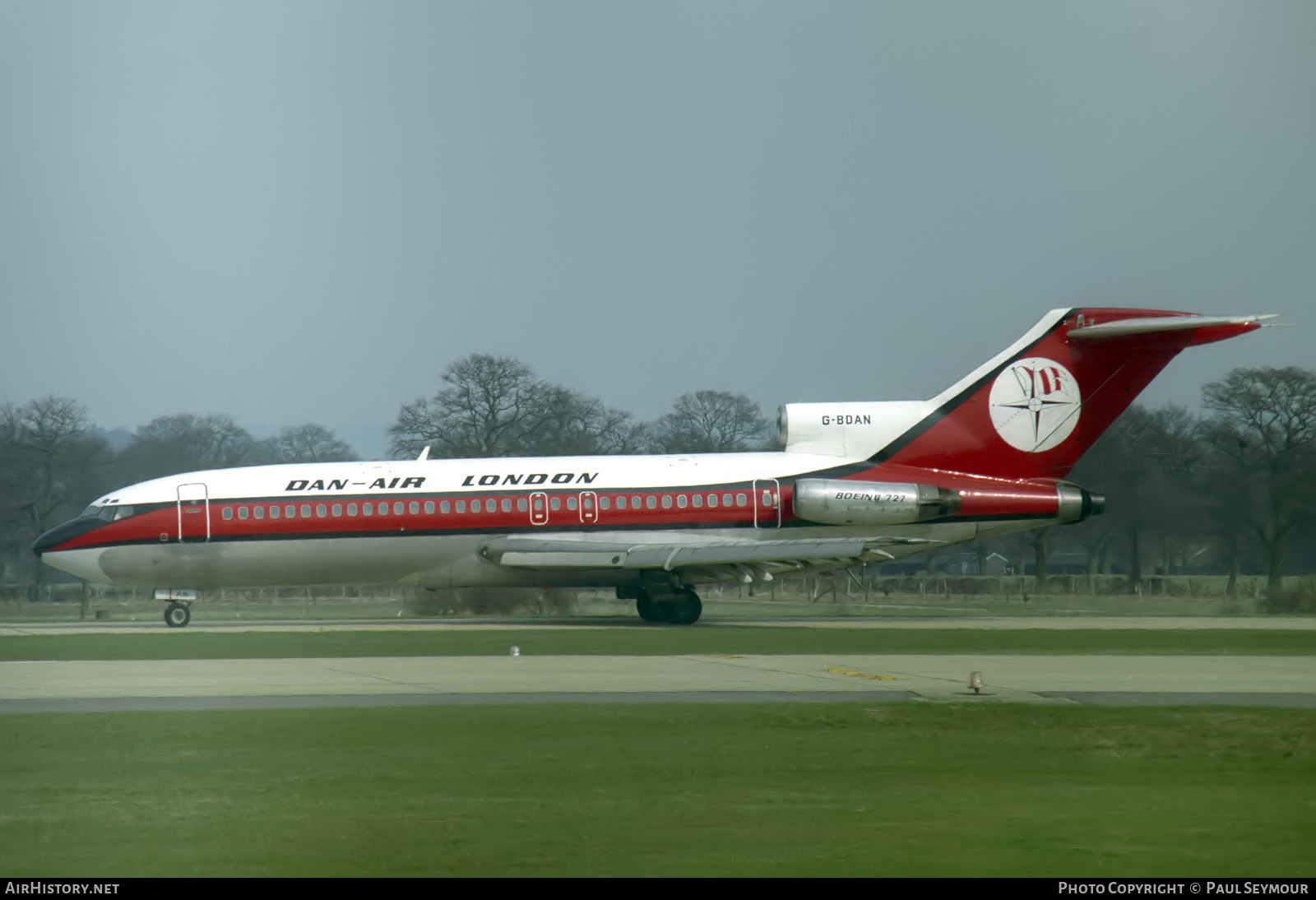 Aircraft Photo of G-BDAN | Boeing 727-46 | Dan-Air London | AirHistory.net #587784