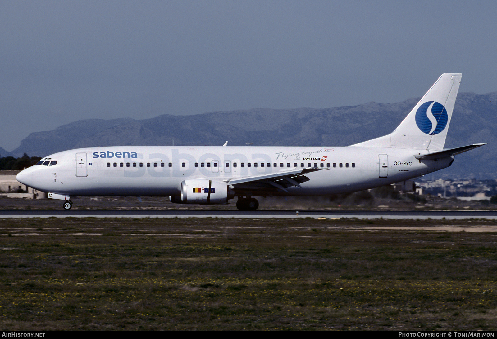 Aircraft Photo of OO-SYC | Boeing 737-429 | Sabena | AirHistory.net #587789