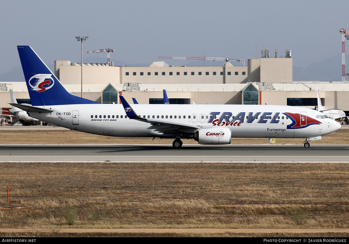 Aircraft Photo of OK-TSD | Boeing 737-8Q8 | Travel Service | AirHistory.net #587807