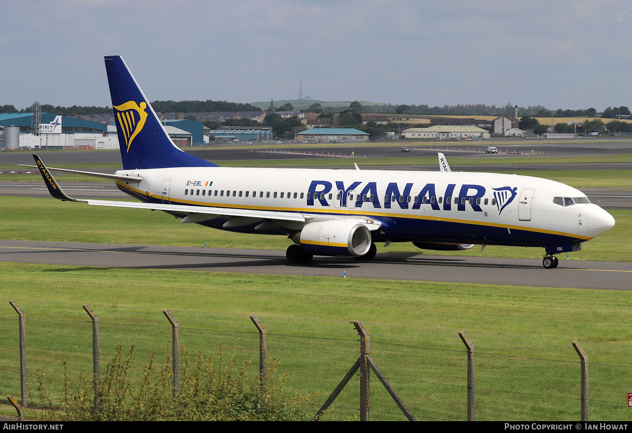 Aircraft Photo of EI-EBL | Boeing 737-8AS | Ryanair | AirHistory.net #587832