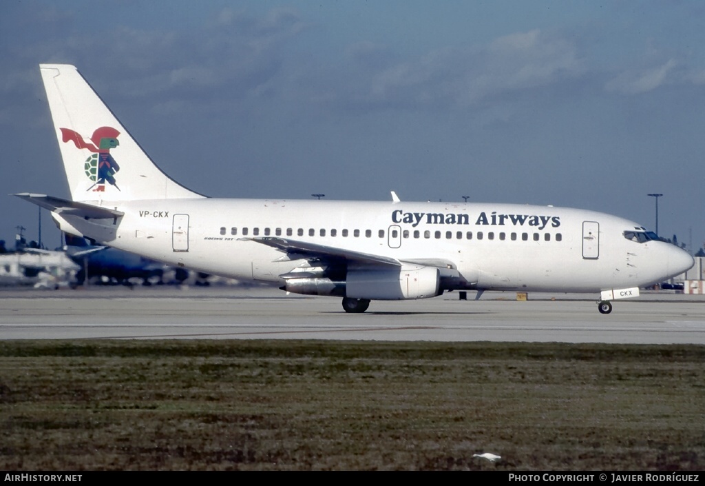 Aircraft Photo of VP-CKX | Boeing 737-236/Adv | Cayman Airways | AirHistory.net #587838