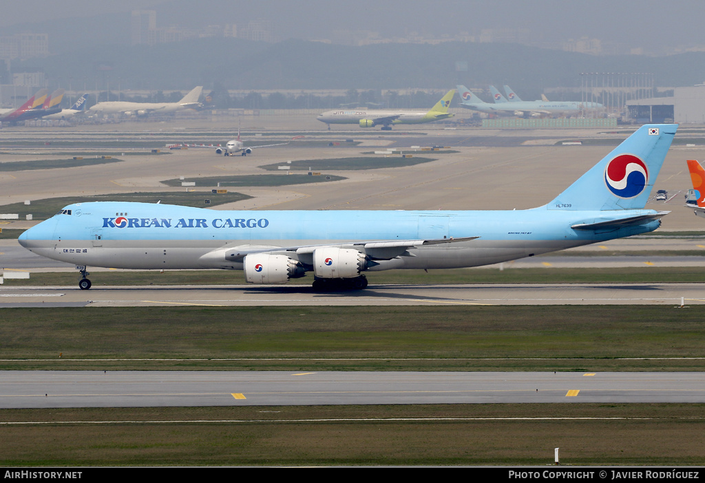 Aircraft Photo of HL7639 | Boeing 747-8B5F/SCD | Korean Air Cargo | AirHistory.net #587848