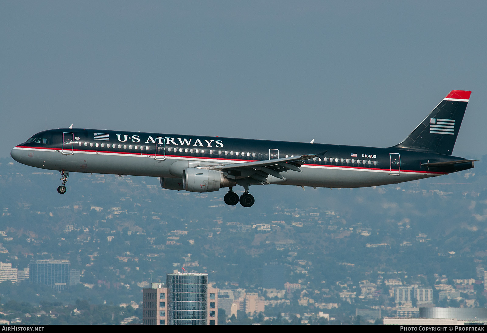 Aircraft Photo of N186US | Airbus A321-211 | US Airways | AirHistory.net #587860