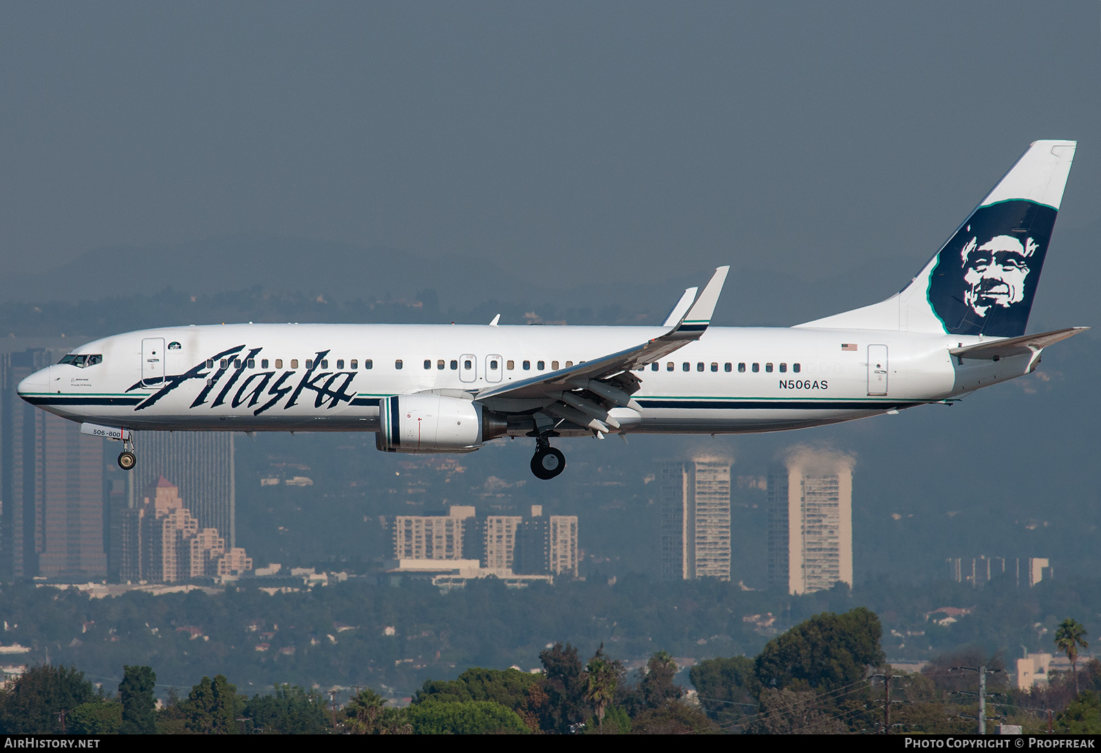Aircraft Photo of N506AS | Boeing 737-890 | Alaska Airlines | AirHistory.net #587871