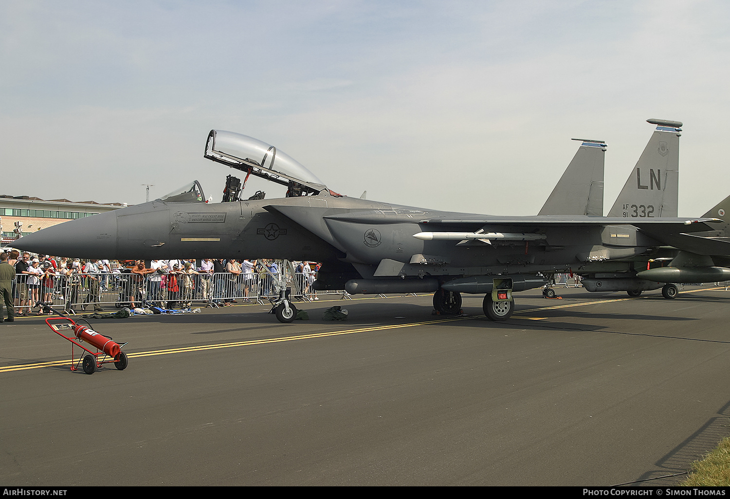 Aircraft Photo of 91-0332 / AF91-332 | McDonnell Douglas F-15E Strike Eagle | USA - Air Force | AirHistory.net #587885