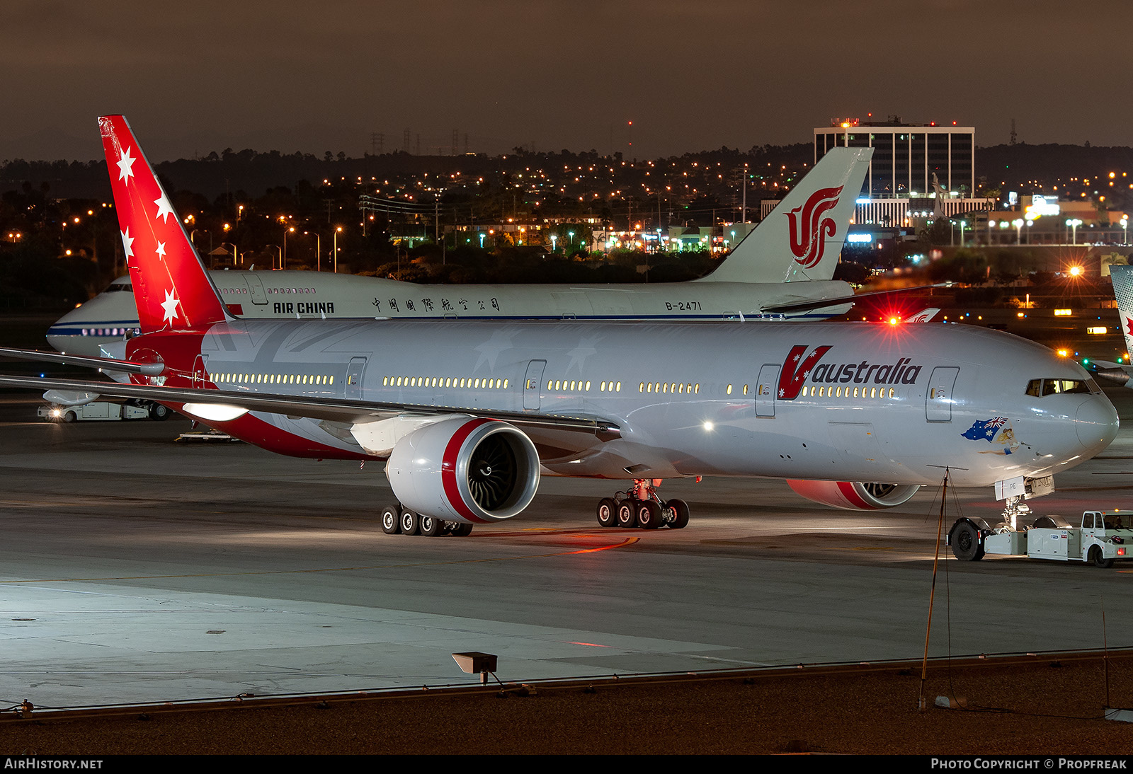 Aircraft Photo of VH-VPE | Boeing 777-3ZG/ER | V Australia | AirHistory.net #587894