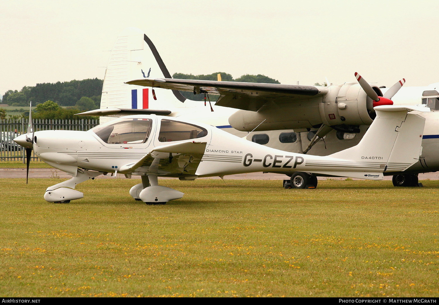 Aircraft Photo of G-CEZP | Diamond DA40D Diamond Star TDI | AirHistory.net #587948