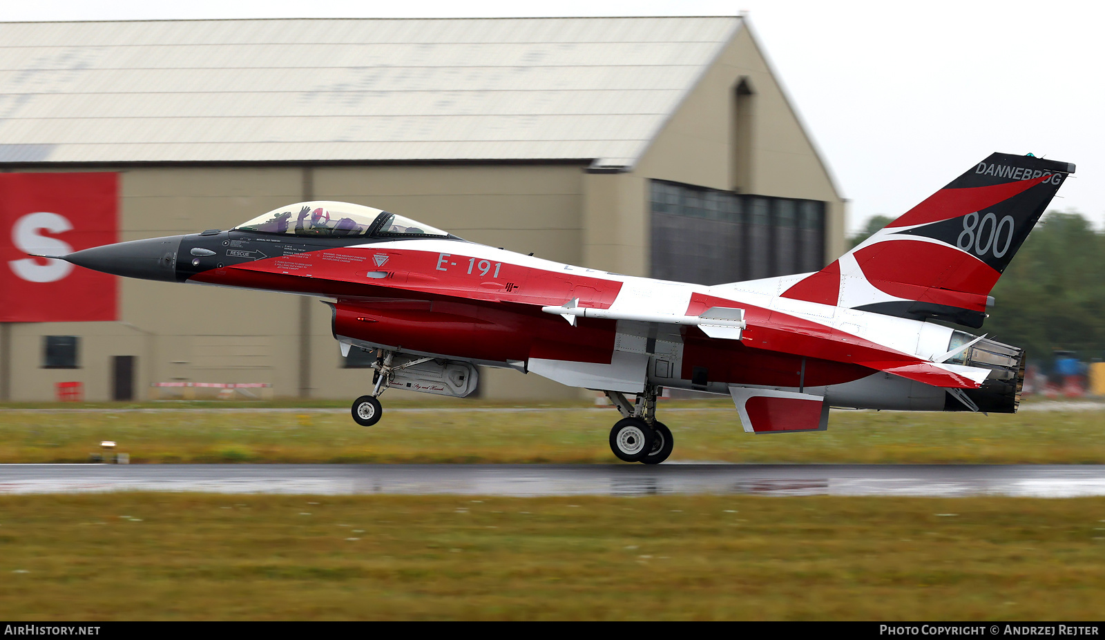 Aircraft Photo of E-191 | General Dynamics F-16AM Fighting Falcon | Denmark - Air Force | AirHistory.net #587962