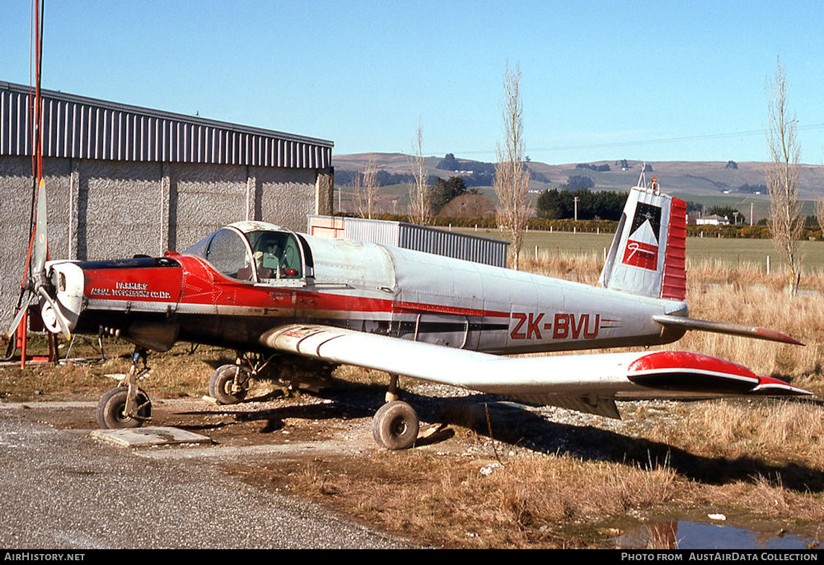 Aircraft Photo of ZK-BVU | Fletcher FU-24 | Farmers Aerial Topdressing | AirHistory.net #587974