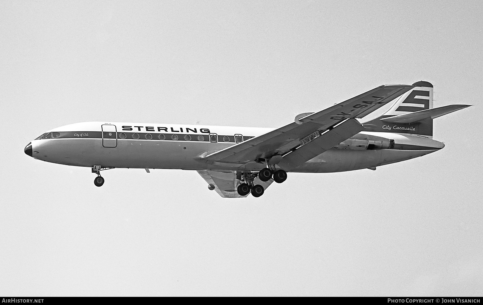 Aircraft Photo of OY-SAJ | Sud SE-210 Caravelle VI-R | Sterling Airways | AirHistory.net #587975