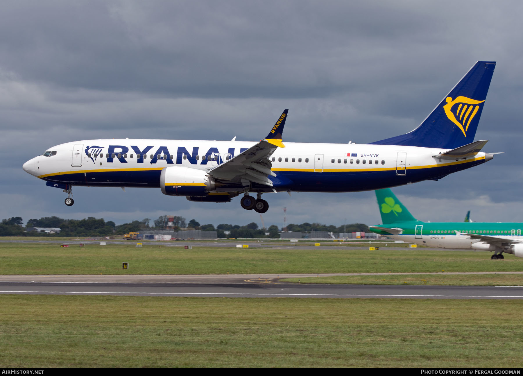Aircraft Photo of 9H-VVK | Boeing 737-8200 Max 200 | Ryanair | AirHistory.net #587990