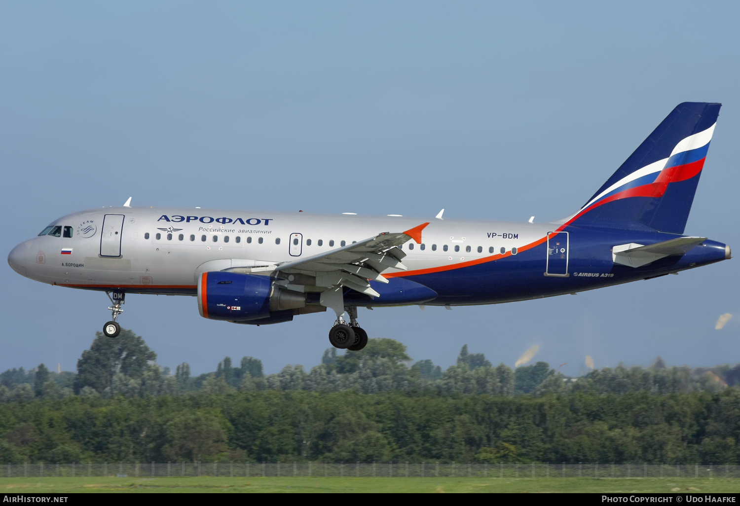 Aircraft Photo of VP-BDM | Airbus A319-111 | Aeroflot - Russian Airlines | AirHistory.net #588006