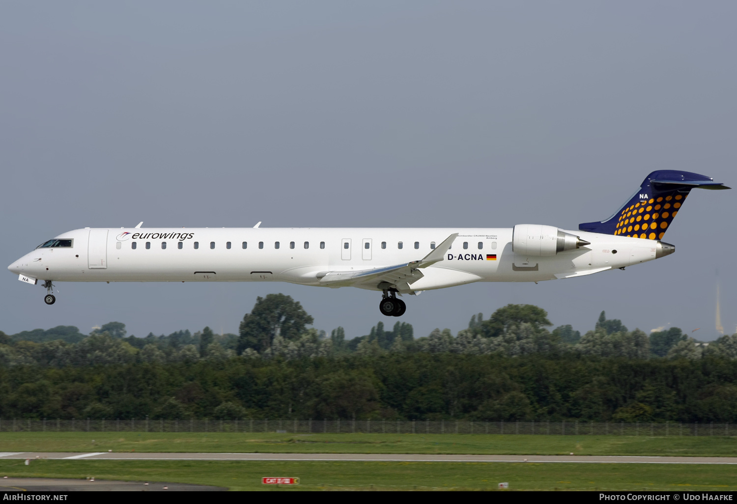 Aircraft Photo of D-ACNA | Bombardier CRJ-900 NG (CL-600-2D24) | Eurowings | AirHistory.net #588007