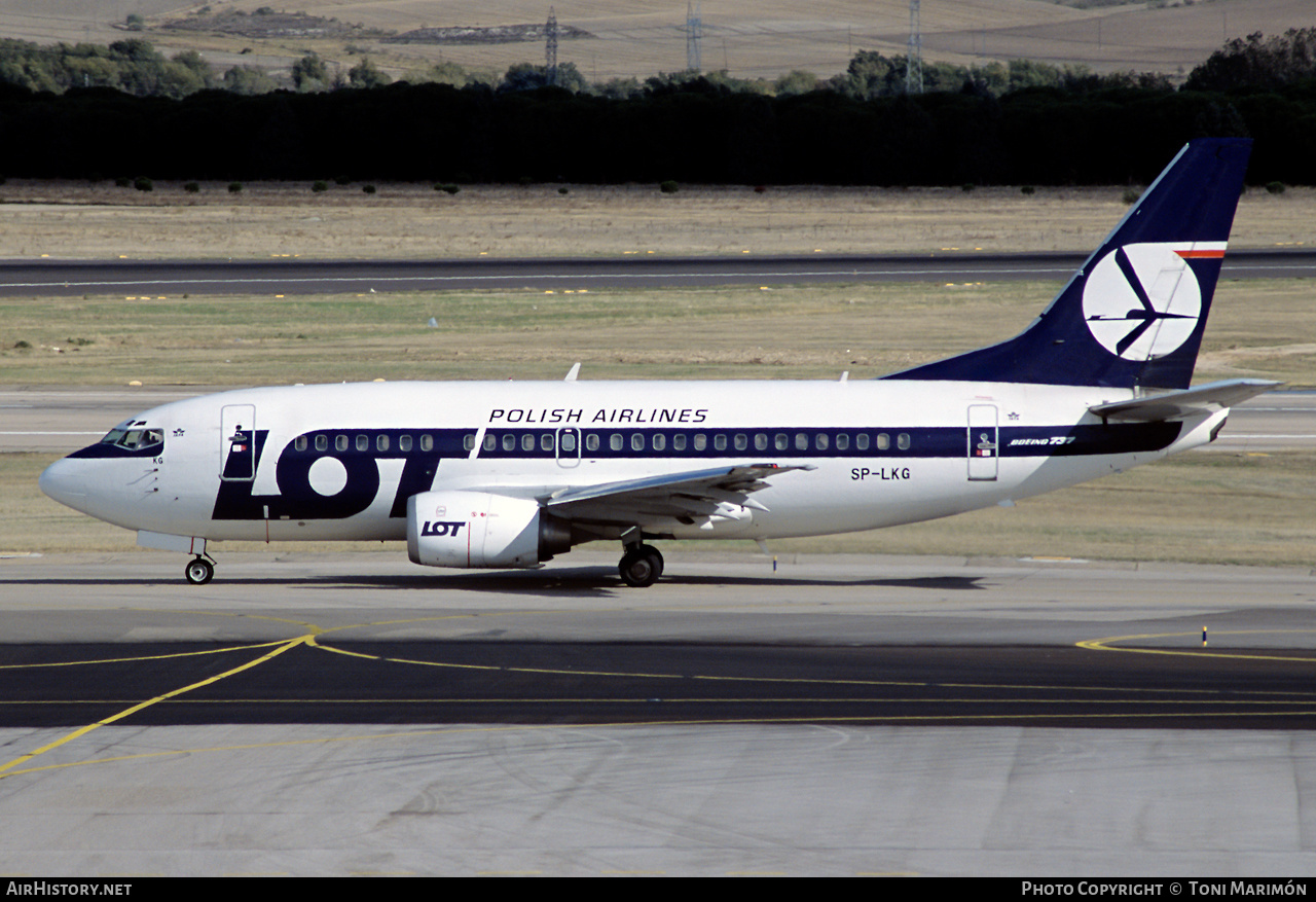 Aircraft Photo of SP-LKG | Boeing 737-53C | LOT Polish Airlines - Polskie Linie Lotnicze | AirHistory.net #588019