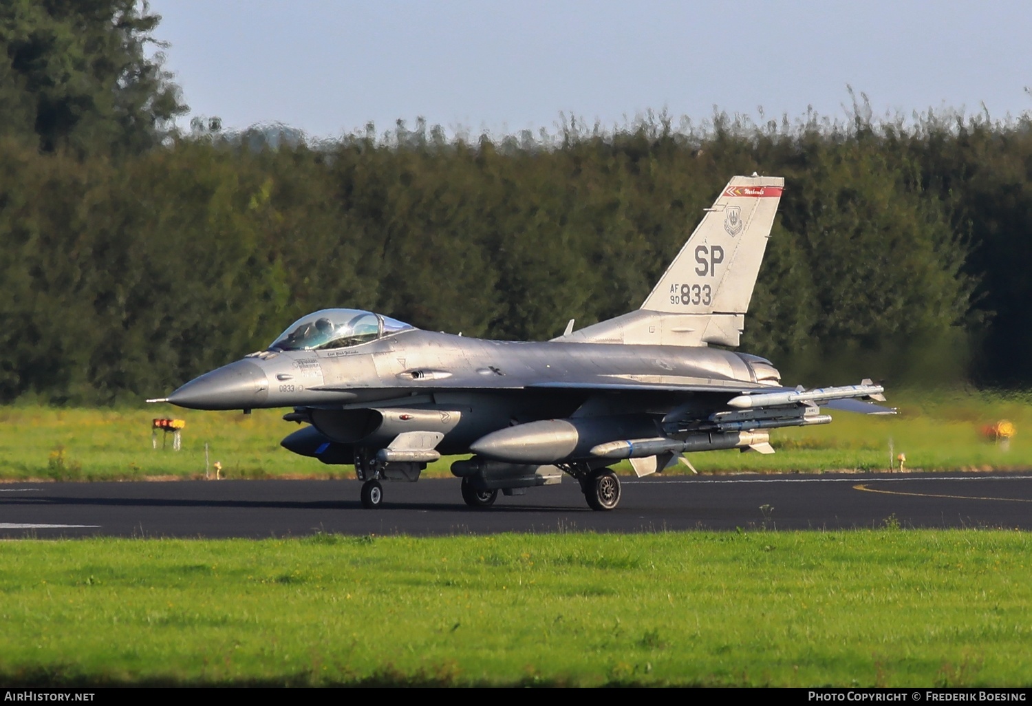 Aircraft Photo of 90-0833 / AF90-833 | General Dynamics F-16CM Fighting Falcon | USA - Air Force | AirHistory.net #588044