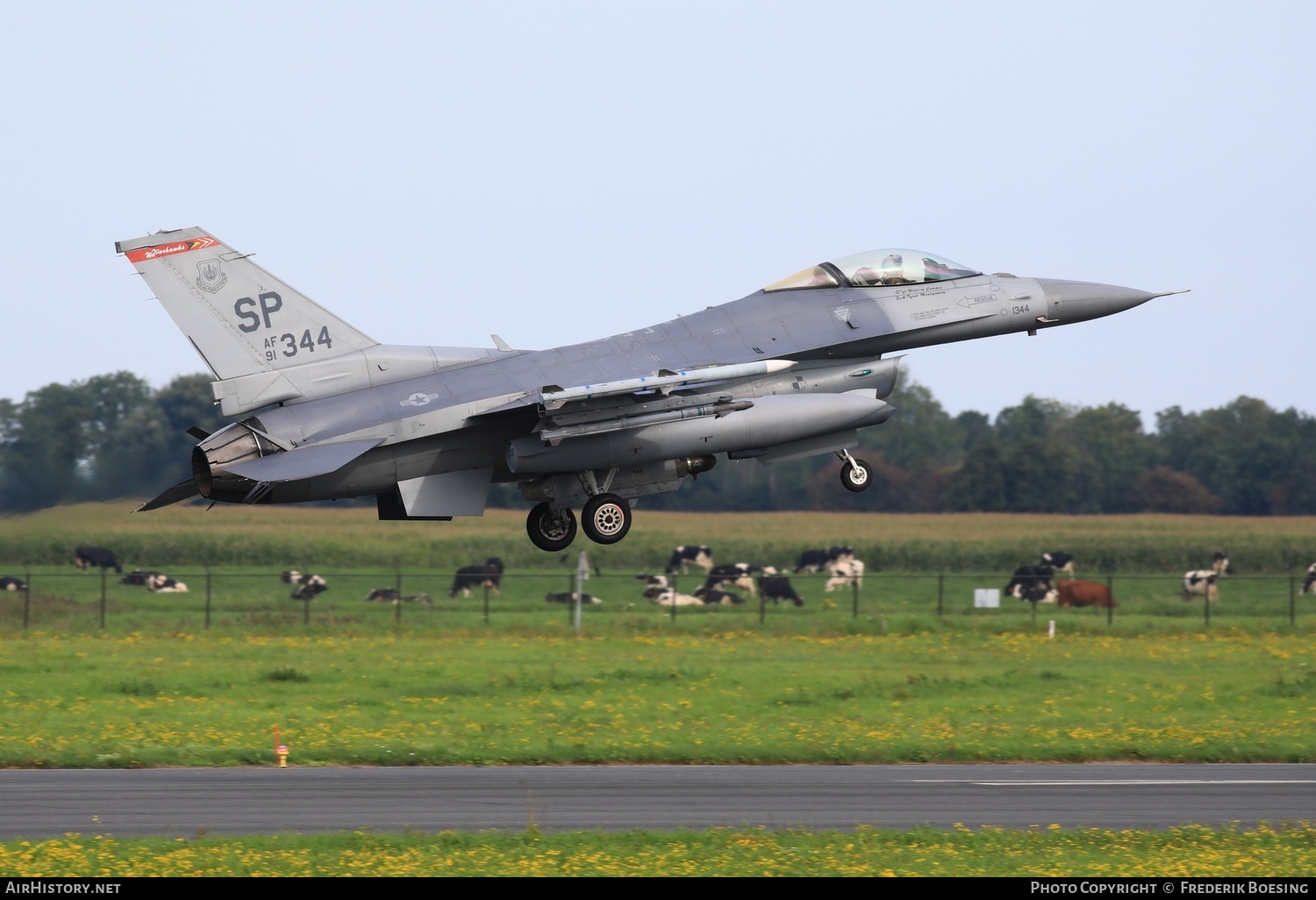 Aircraft Photo of 91-0344 / AF91-344 | General Dynamics F-16CM Fighting Falcon | USA - Air Force | AirHistory.net #588048