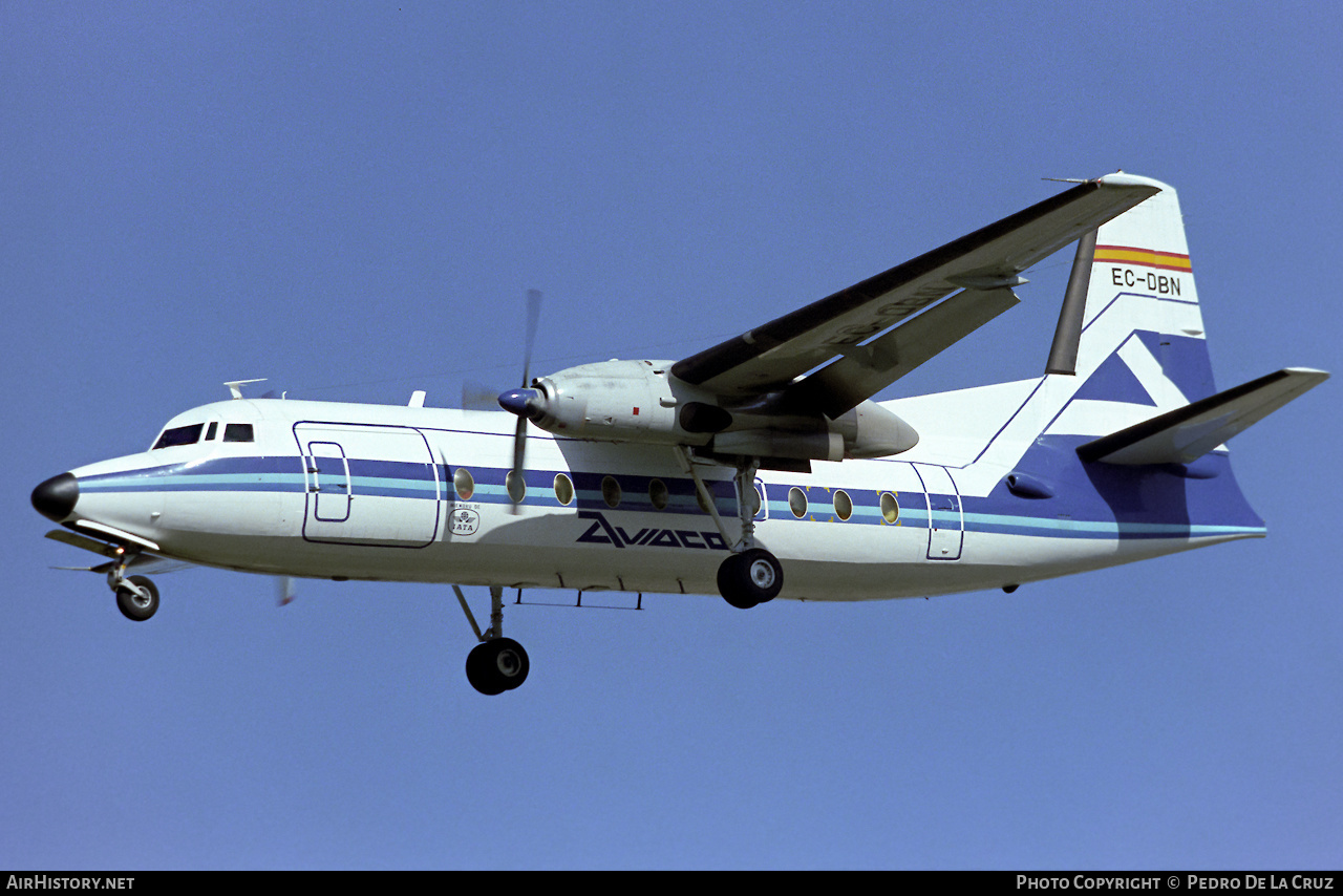 Aircraft Photo of EC-DBN | Fokker F27-600 Friendship | Aviaco | AirHistory.net #588059