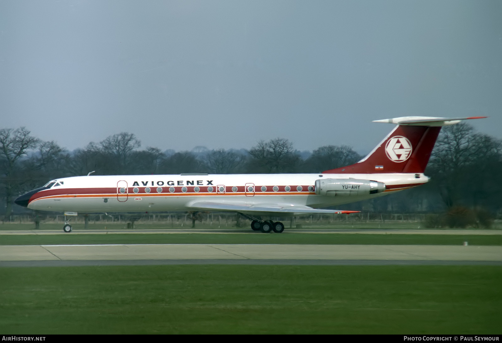 Aircraft Photo of YU-AHY | Tupolev Tu-134A | Aviogenex | AirHistory.net #588062