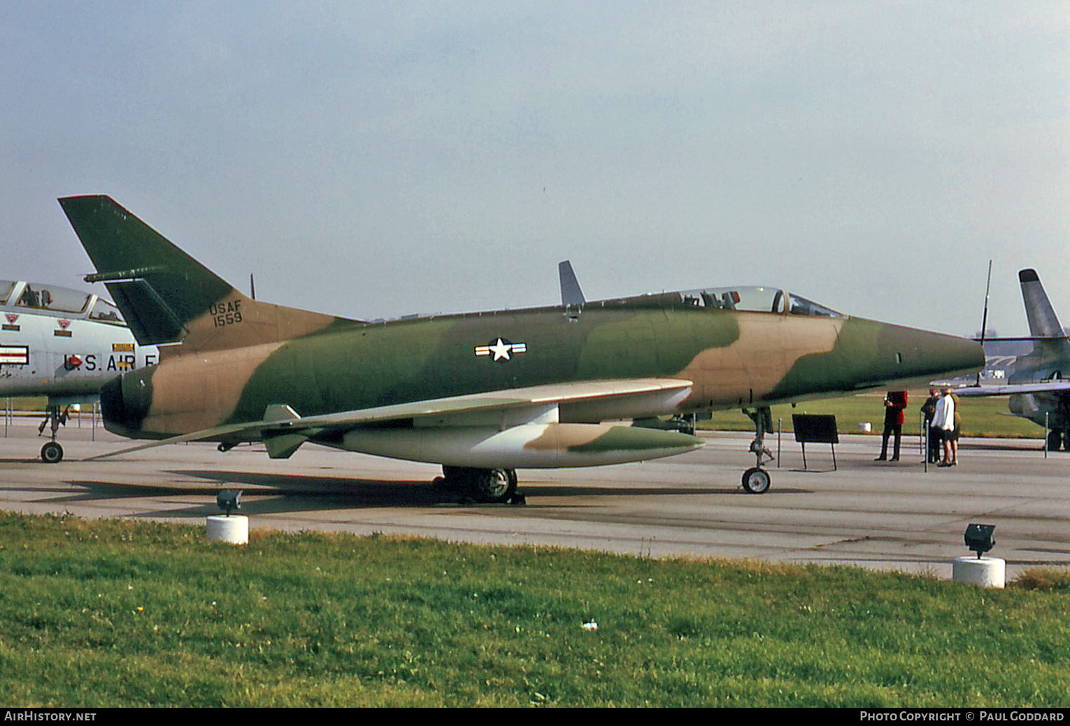 Aircraft Photo of 53-1559 / 1559 | North American F-100A Super Sabre | USA - Air Force | AirHistory.net #588079
