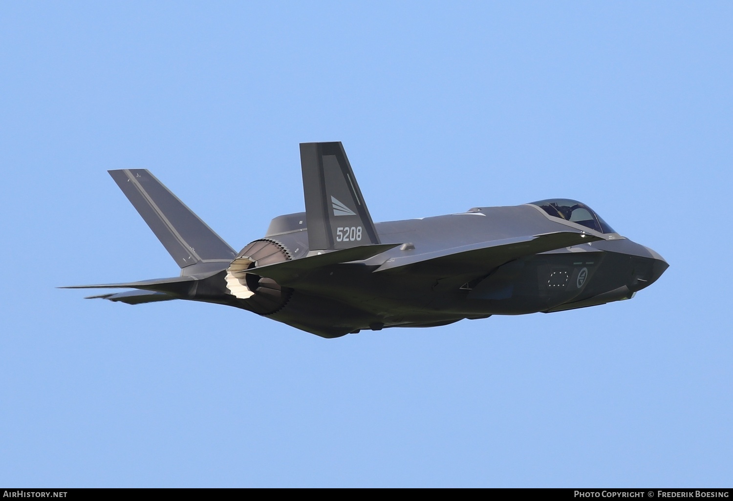 Aircraft Photo of 5208 | Lockheed Martin F-35A Lightning II | Norway - Air Force | AirHistory.net #588083