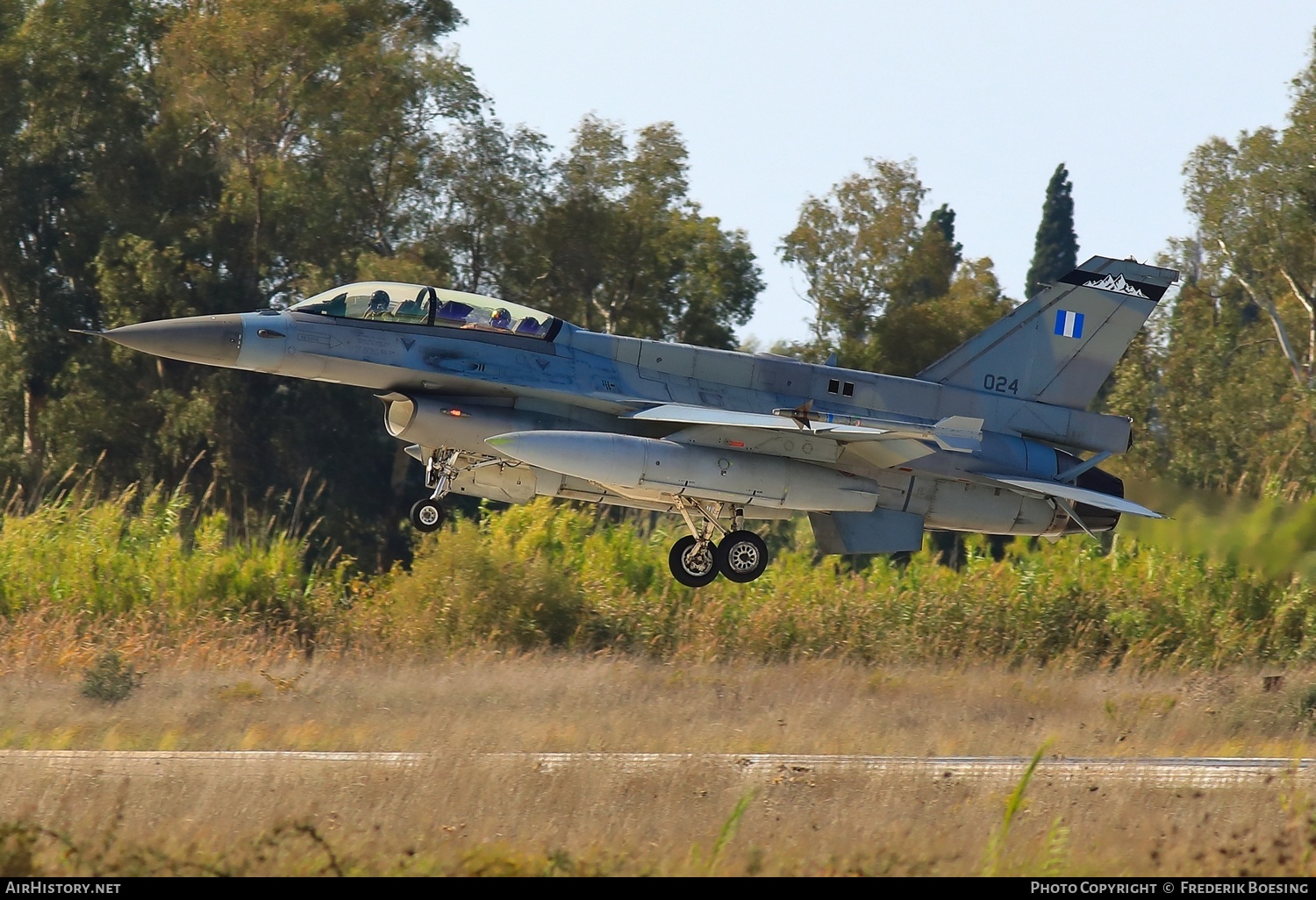 Aircraft Photo of 024 | Lockheed Martin F-16D Fighting Falcon | Greece - Air Force | AirHistory.net #588098