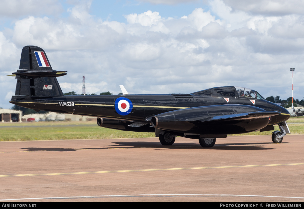 Aircraft Photo of G-JWMA / WA638 | Gloster Meteor T7 (Mod) | Martin-Baker | UK - Air Force | AirHistory.net #588101