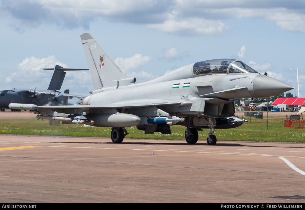 Aircraft Photo of ZK383 | Eurofighter EF-2000 Typhoon T3 | UK - Air Force | AirHistory.net #588124