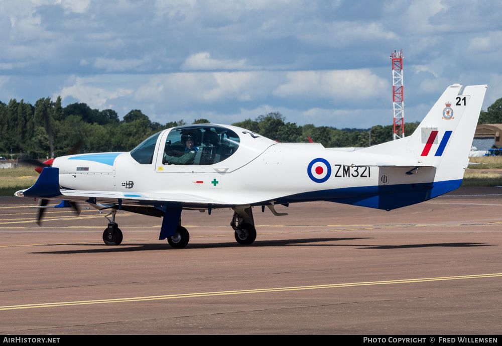 Aircraft Photo of ZM321 | Grob G-120TP Prefect T1 | UK - Air Force | AirHistory.net #588164