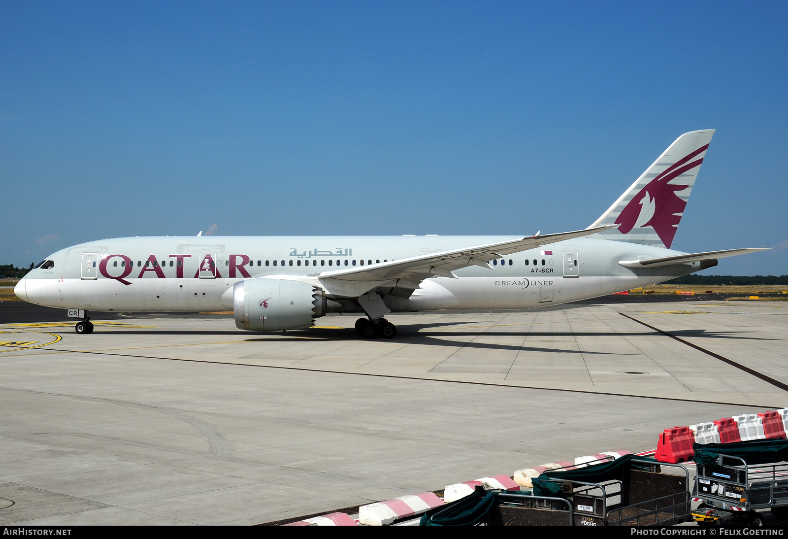 Aircraft Photo of A7-BCR | Boeing 787-8 Dreamliner | Qatar Airways | AirHistory.net #588171