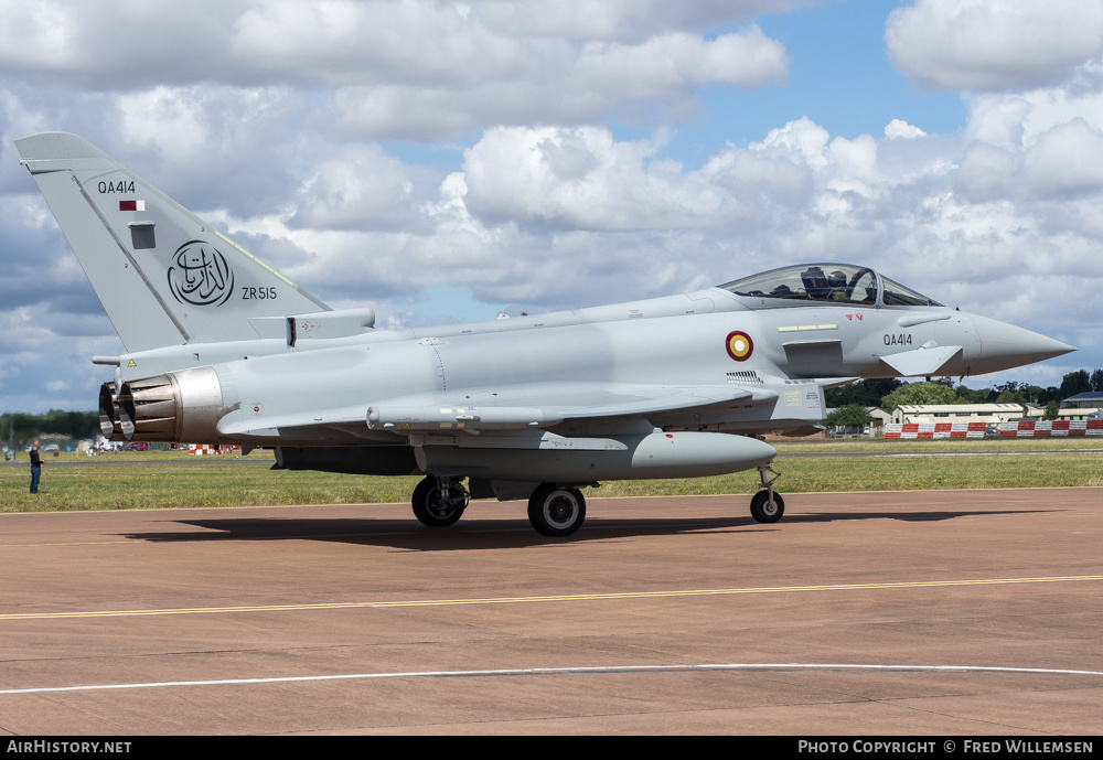 Aircraft Photo of QA414 / ZR515 | Eurofighter EF-2000 Typhoon | Qatar - Air Force | AirHistory.net #588174