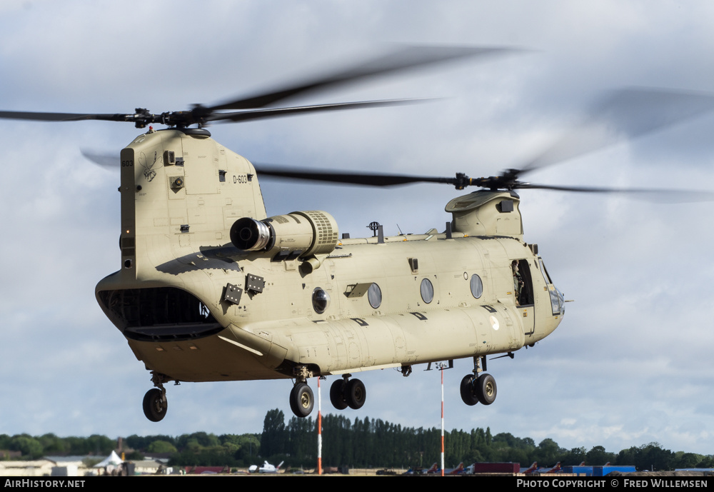 Aircraft Photo of D-603 | Boeing CH-47F Chinook (414) | Netherlands - Air Force | AirHistory.net #588176