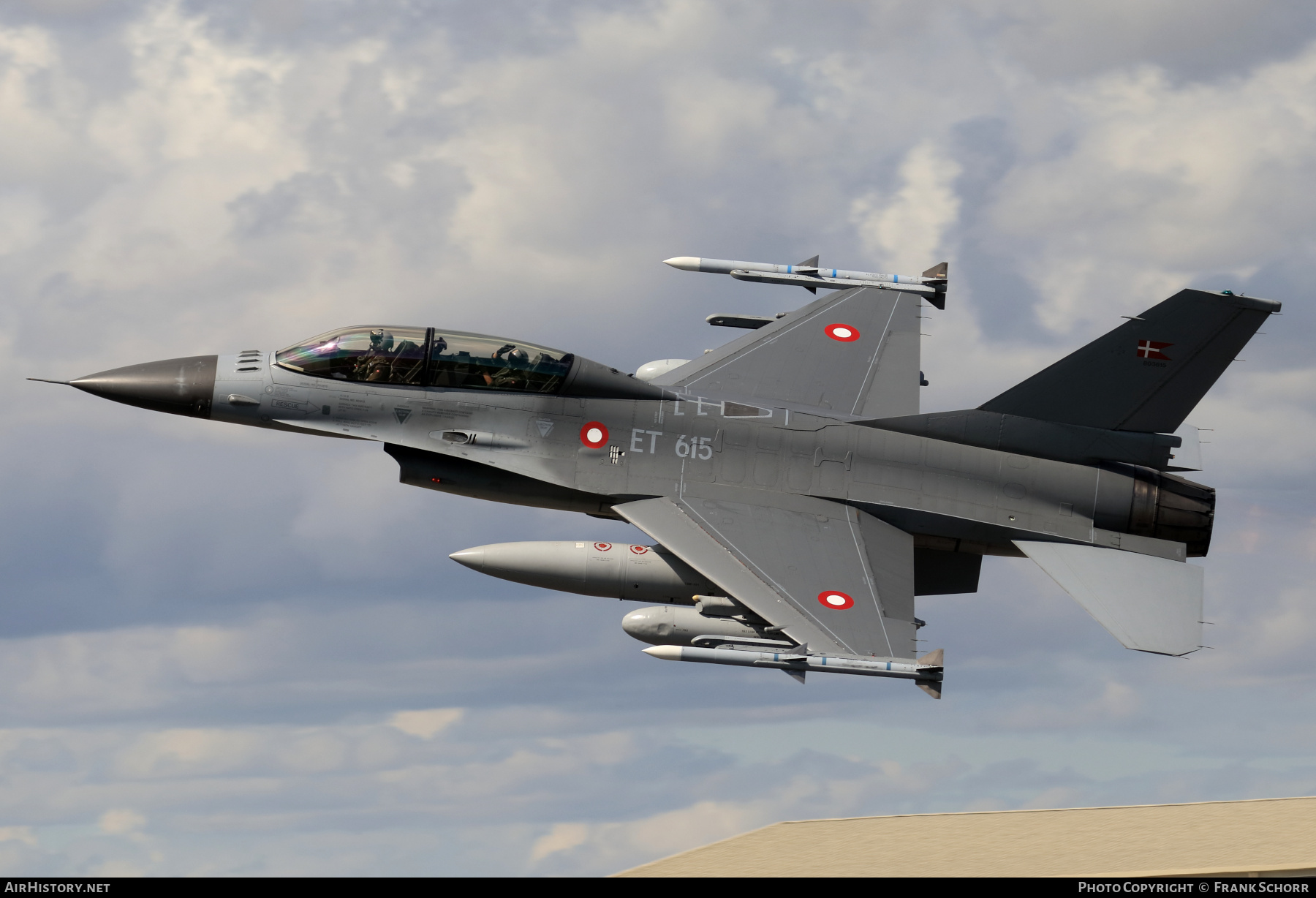 Aircraft Photo of ET-615 | General Dynamics F-16BM Fighting Falcon | Denmark - Air Force | AirHistory.net #588181