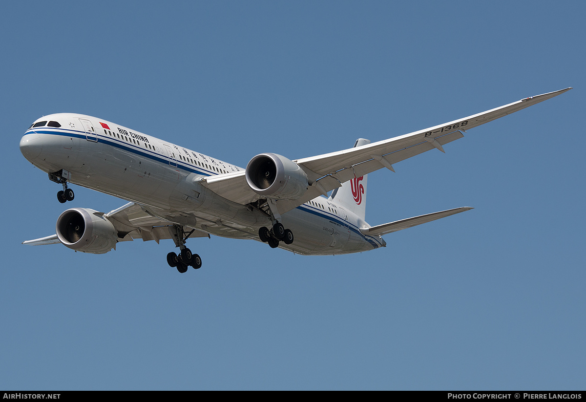 Aircraft Photo of B-1368 | Boeing 787-9 Dreamliner | Air China | AirHistory.net #588187