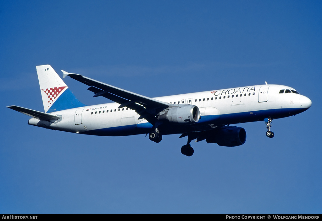 Aircraft Photo of 9A-CTF | Airbus A320-212 | Croatia Airlines | AirHistory.net #588198