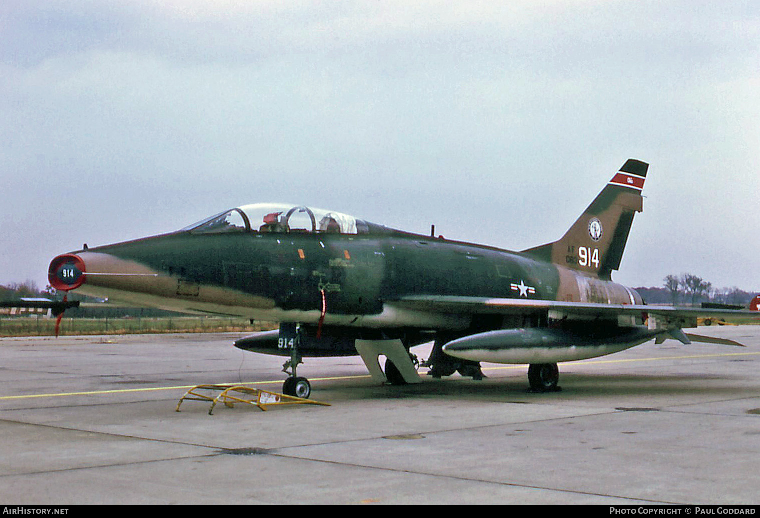 Aircraft Photo of 56-3914 / AF063-914 | North American F-100F Super Sabre | USA - Air Force | AirHistory.net #588210