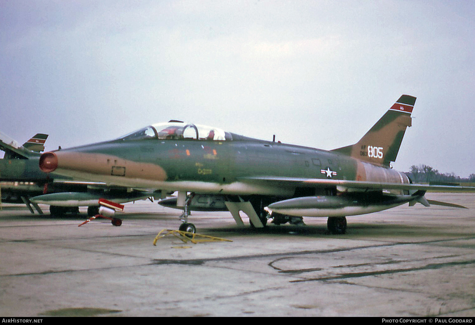 Aircraft Photo of 56-3805 / AF063-805 | North American F-100F Super Sabre | USA - Air Force | AirHistory.net #588215