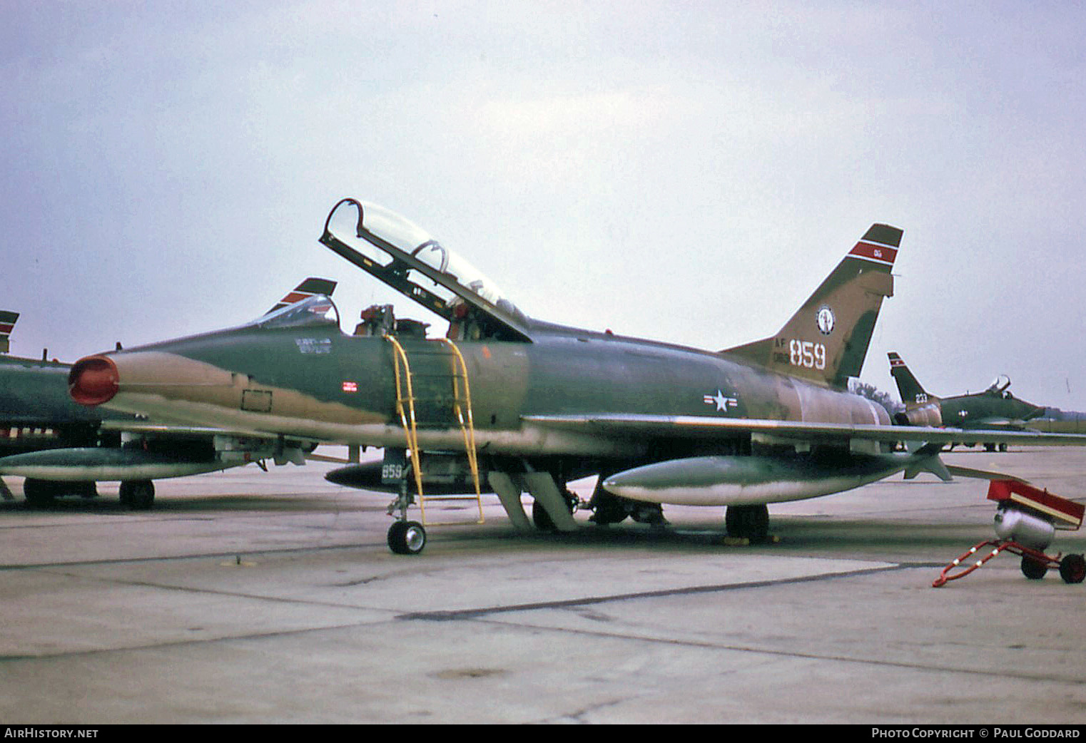 Aircraft Photo of 56-3859 / AF063-859 | North American F-100F Super Sabre | USA - Air Force | AirHistory.net #588219